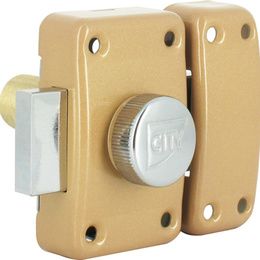 Verrou CITY 25 Bouton BRONZE Cylindre 45 Gb ISEO Verrou Et