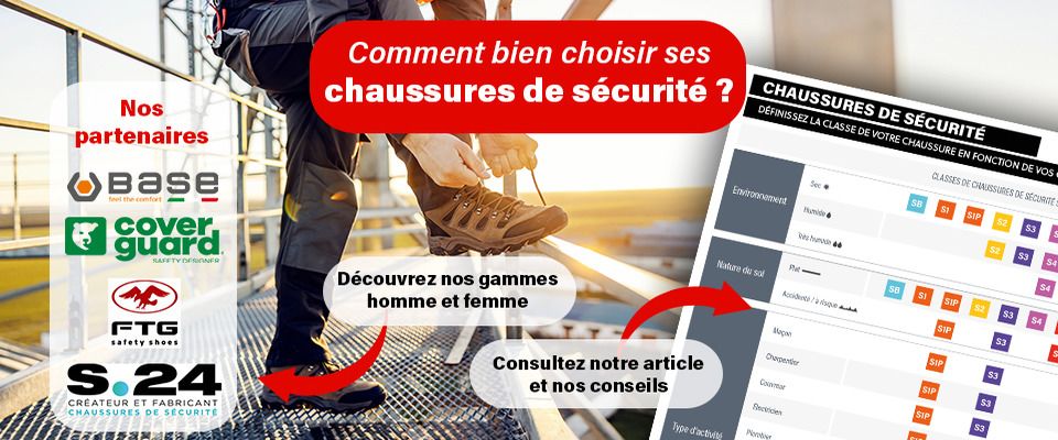 Comment bien choisir ses chaussures de sécurité ?