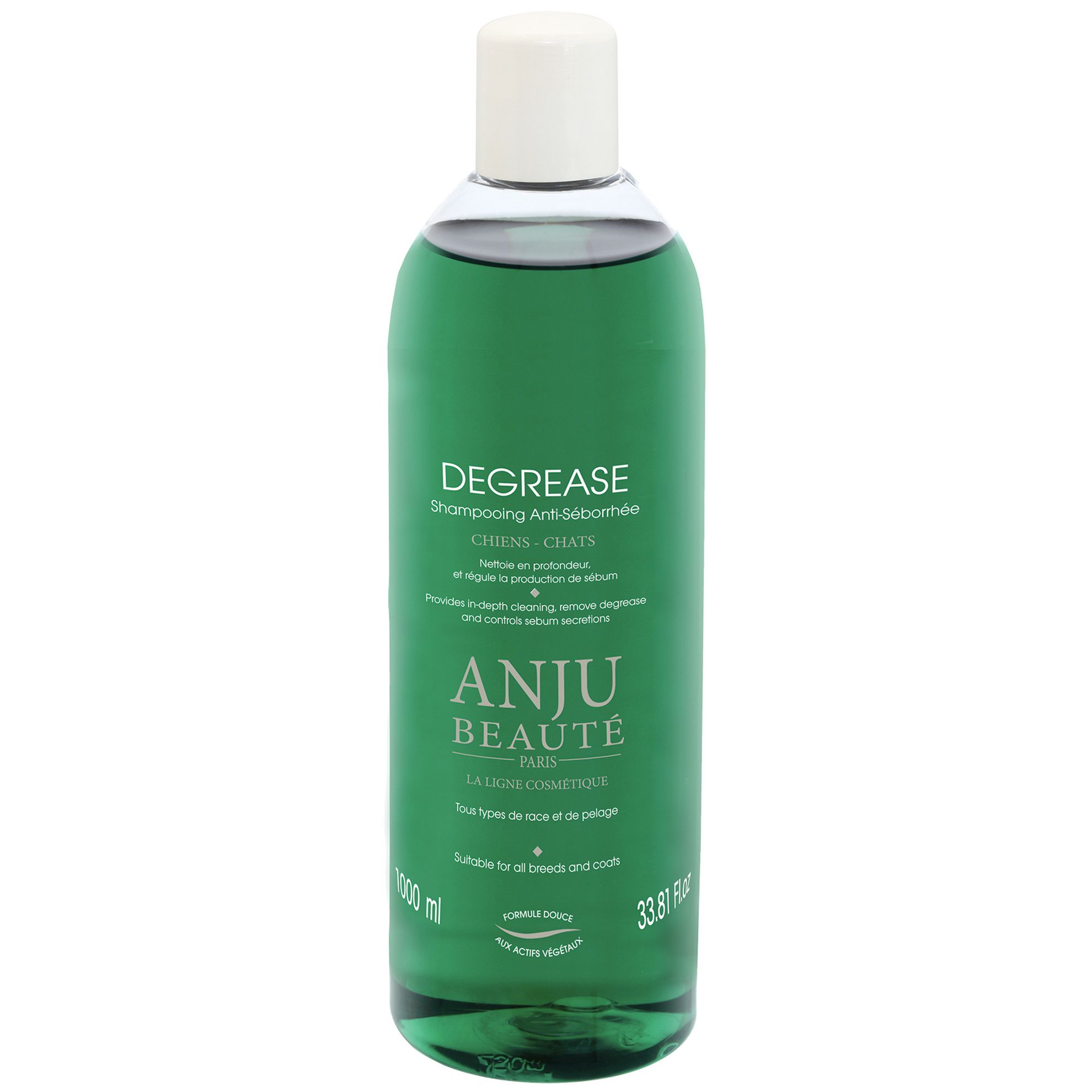 Shampooing Degrease Anju Beauté - Shampoings tout poils - Chadog Diffusion
