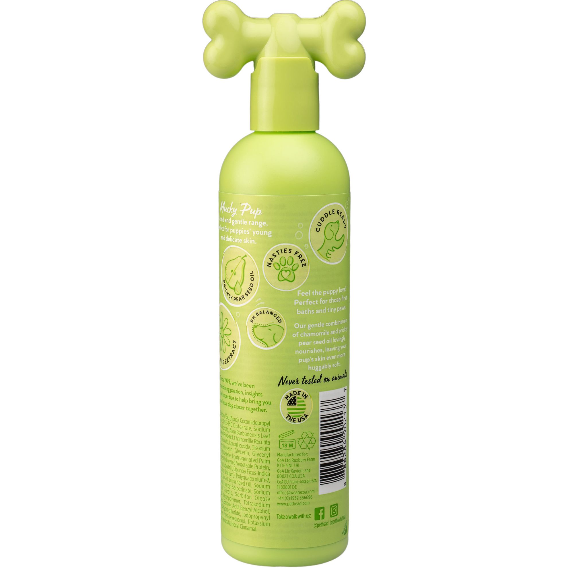 Shampoing chiot Mucky Pup Pet Head 300ml Shampoings chiots Chadog Diffusion